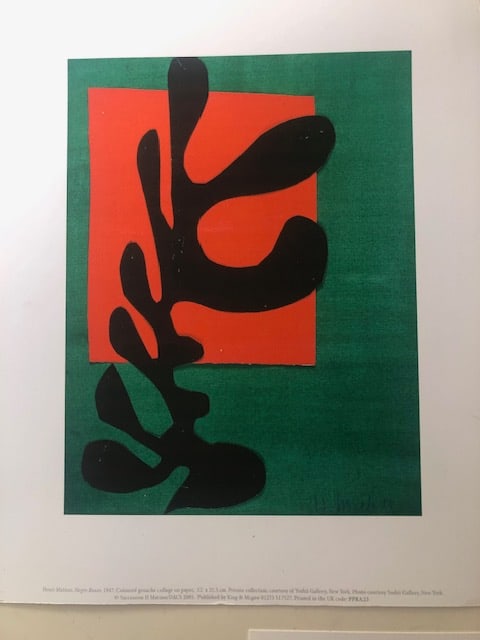 Three Henri Matisse Cut Out Print Lithographs 2005 - 4