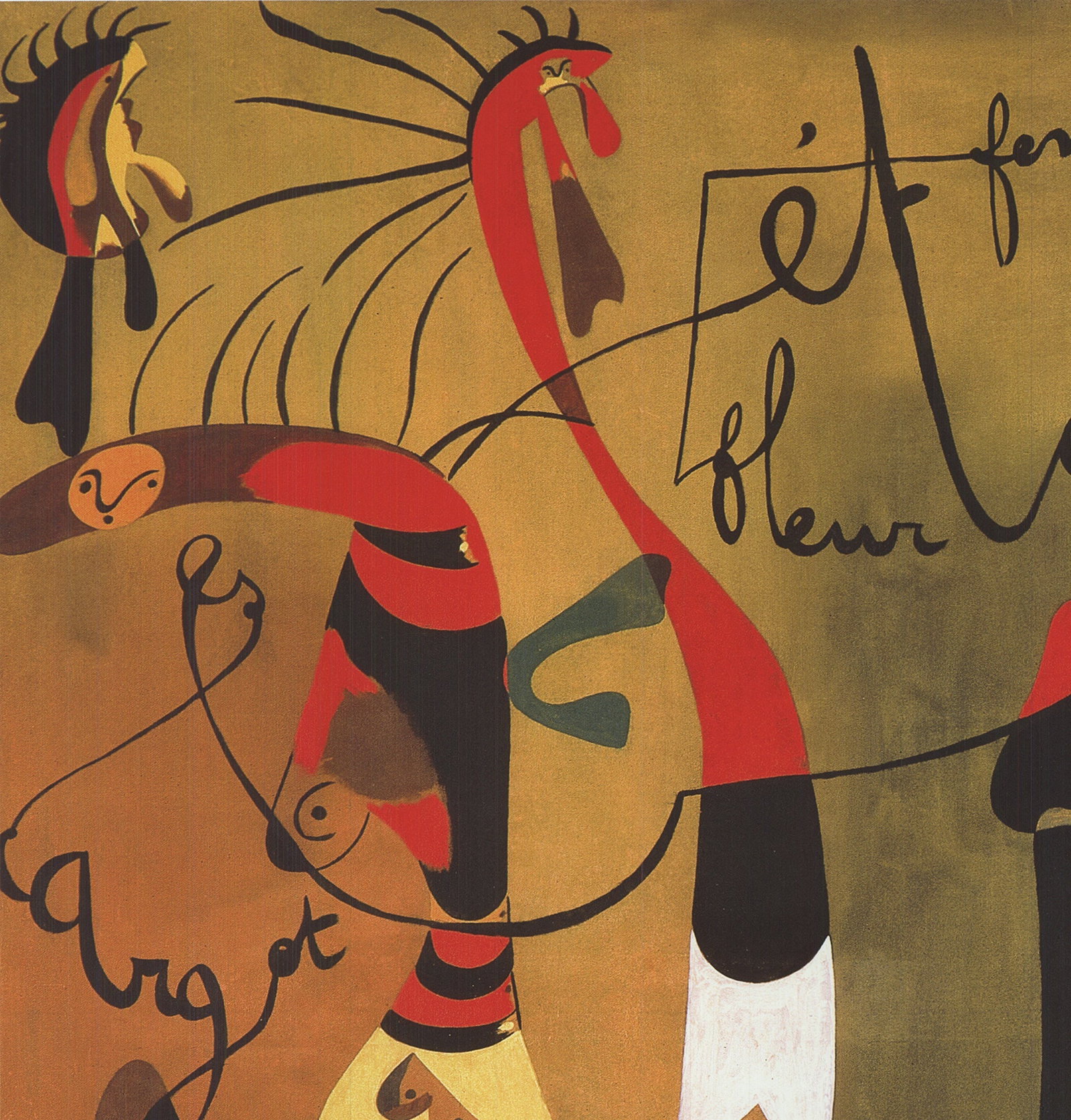 Joan Miro Painting (Escargo Femme Fleur Etoile) 2010 - 3