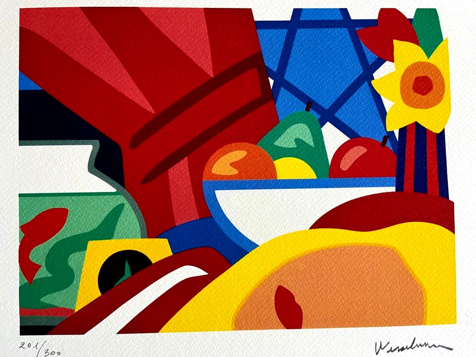 Tom Wesselmann Still Life With Blonde 2005: Title: Tom Wesselmann Still Life With Blonde 2005 Description: World renowned artist Tom Wesselmann. 'Still Life with Blonde'. Lithograph printed in 2005 by Gagosin, Manhattan, NY. 
