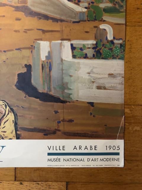 Wassily Kandinsky. Monumental Print Titled 'Ville Arabe 1905. (1989) - 2