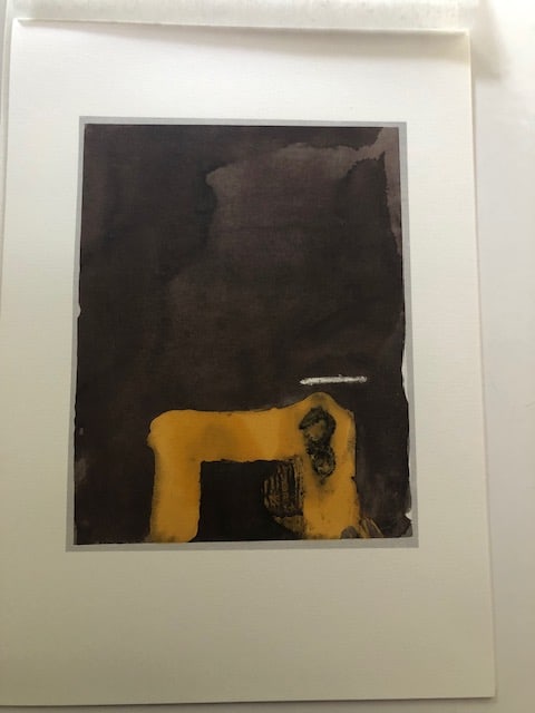 Antoni Tapies (1923-2012) Rare Lithograph 1988: Title: Antoni Tapies (1923-2012) Rare Lithograph 1988 Description: Antoni Tapies rare lithograph (Vernice e numero 3) 1981 from Seat Edizioni curated by Carmine Benincasa in turin in 1988. 