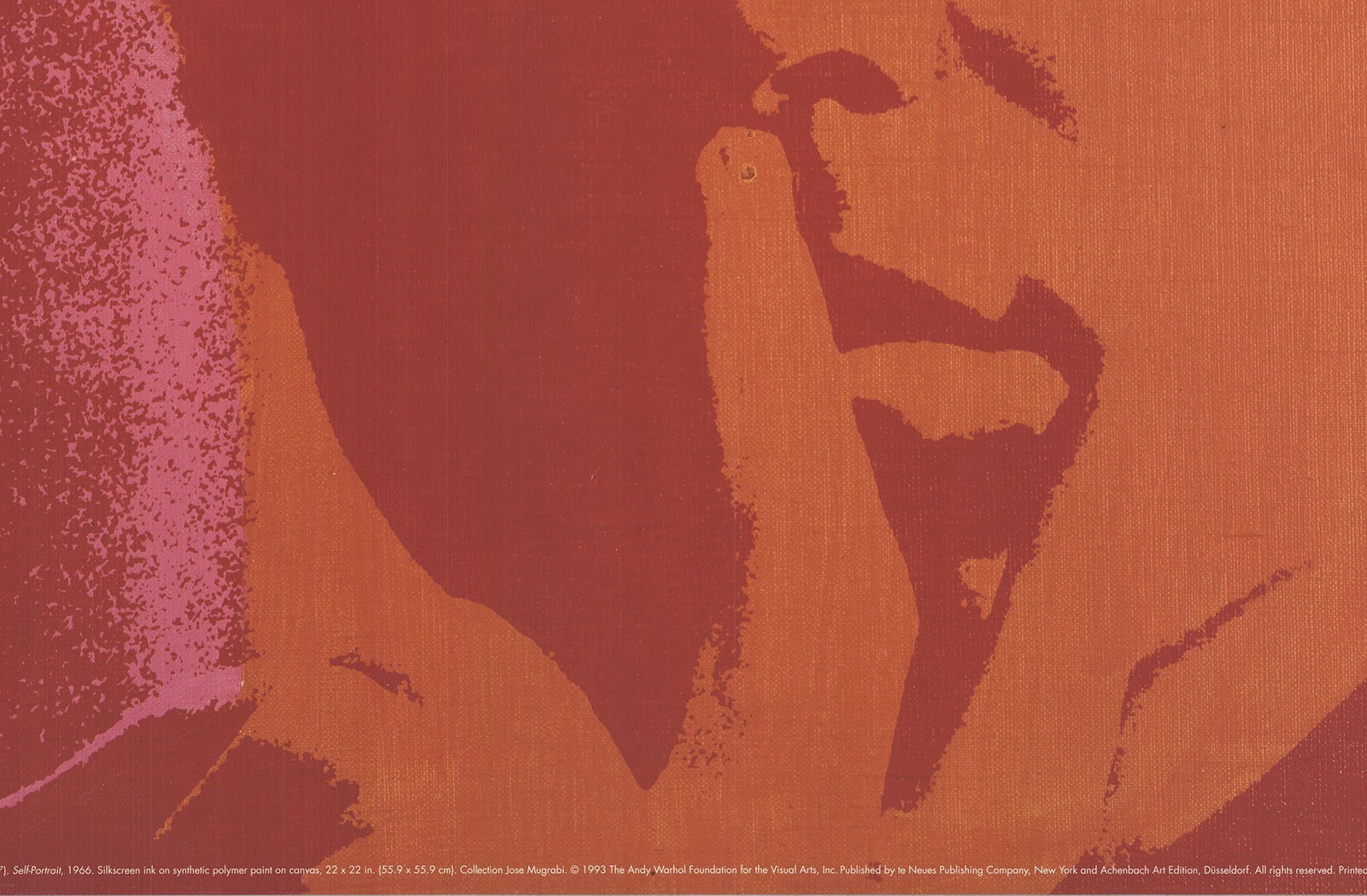 Andy Warhol 'Self Portrait' Orange 2000 - 2