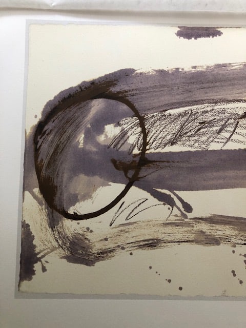 Antoni Tapies (1923-2012). Rare Numbered Lithograph. - 2