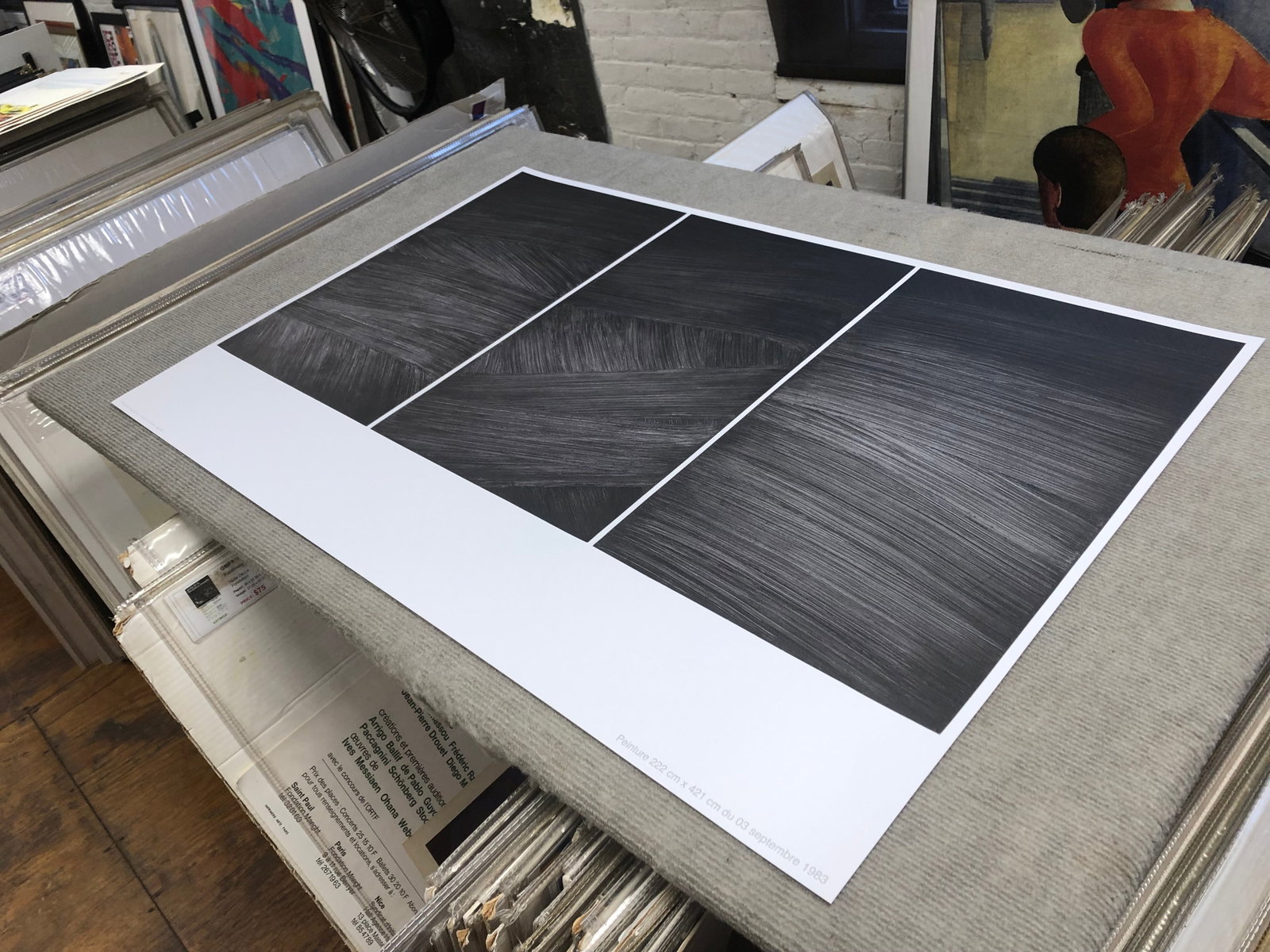 Pierre Soulages - 'Painting January 7 1983' Offset Lithograph 2022. - 4