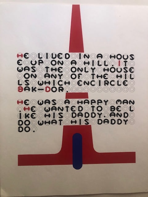 Gerald Laing (1936-2011) Screenprint With Poetry. 1969 (1 of 1)