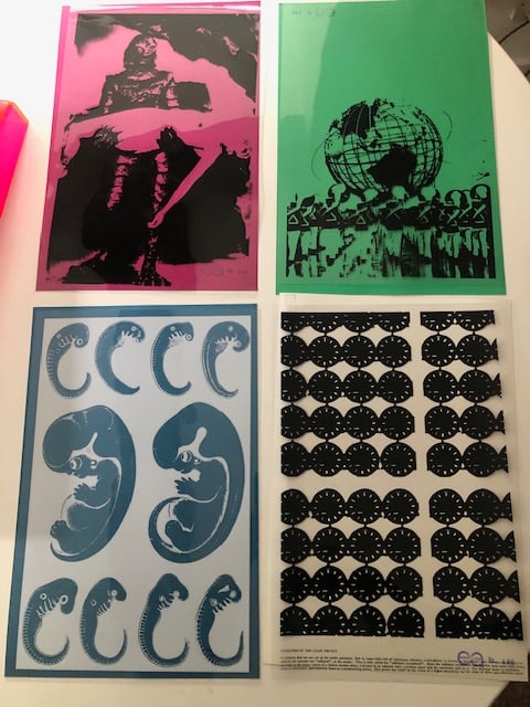 Sir Eduardo Paolozzi (1924=2005). 'Moonstrips Empire News Series - 2