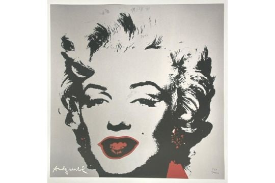 After Andy Warhol (1928-1987) 'Marilyn Monroe': Title: After Andy Warhol (1928-1987) 'Marilyn Monroe' Description: Limited edition offset lithograph, numbered in pencil 277/2400, with Carnegie Museum of Art (CMOA) stamp on verso. Paper