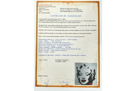After Andy Warhol (1928-1987) 'Marilyn Monroe' - 3