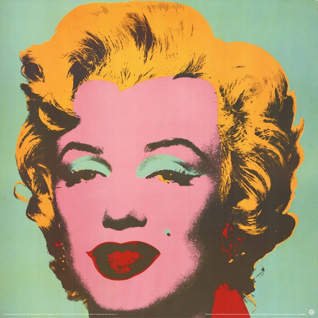 Andy Warhol 'Marilyn' Green. 1993: Title: Andy Warhol 'Marilyn' Green. 1993 Description: Andy Warhol 'Green Marilyn' Published and printed in 1993 by Te Neues Publishing in Germany. Who had sole worldwide rights to Warhol images