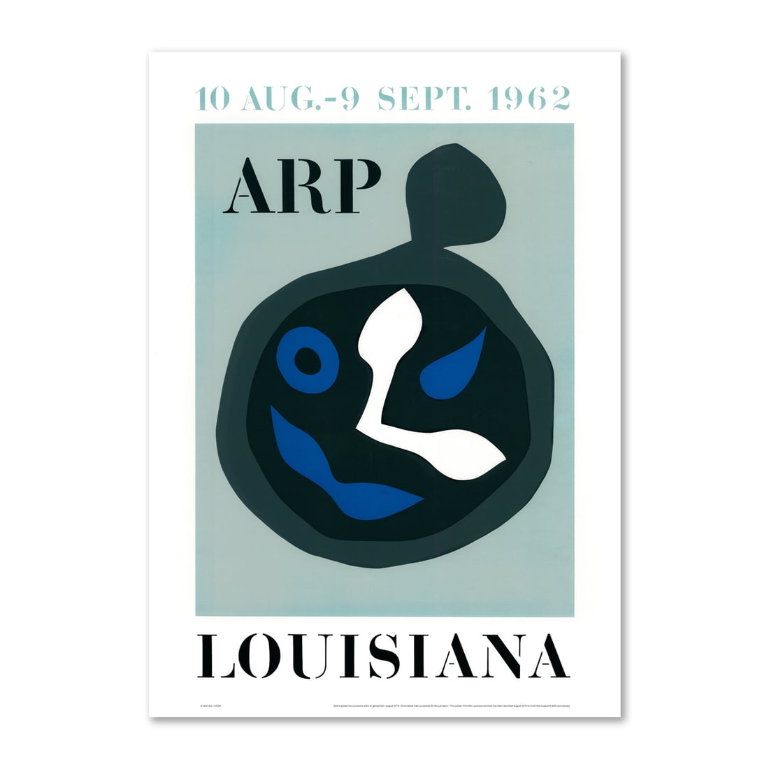 Jean Arp. Anniversay Poster (1962).: Title: Jean Arp. Anniversay Poster (1962). Description: A reproduction of the anniversary poster featuring the work of the German-French artist, Jean Arp (1886-1966), from Louisiana's exhibition with