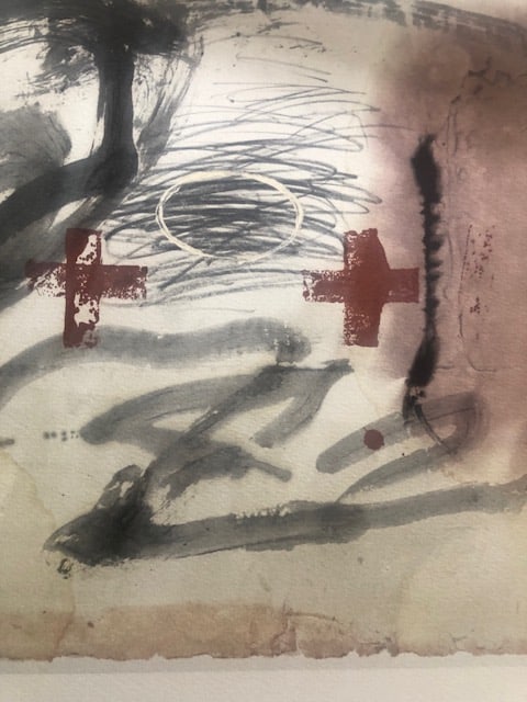 Two Lithographs After Antoni Tapies. 1980 - 5