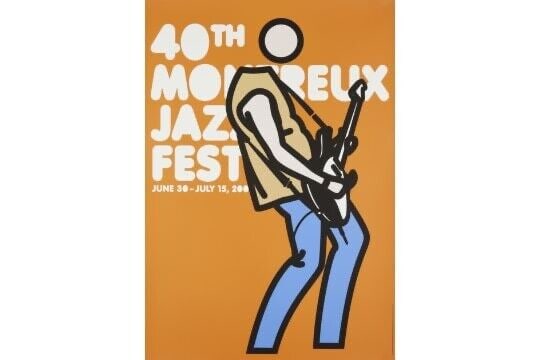 Julien Opie Original Poster For Montreux Jazz Festival 2006. (1 of 1)