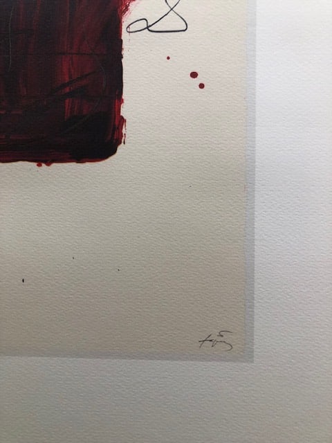 Antoni Tapies (1923-2012) Rare Lithograph - 3
