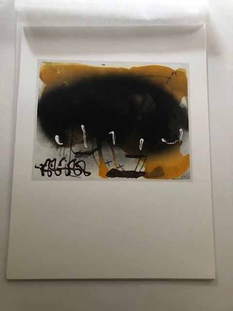 Antoni Tapies (1923-2012) Rare Lithograph 1988 - 2