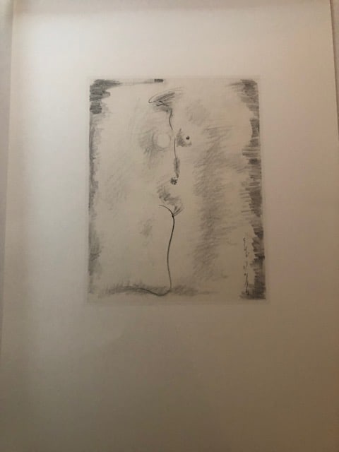 Andre Masson (1896-1987) Rare Lithograph 1981: Title: Andre Masson (1896-1987) Rare Lithograph 1981 Description: 'Nu' 1956. Rare lithograph from 1981 portfolio curated by Carmine Benincasa for Seat Edizioni in Turin. Signed and