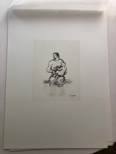 Five (5) Rare Henry Moore Lithographs 1982 - 2