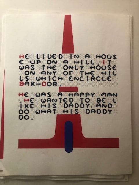 Gerald Laing (1036-2011) Poems By G Golinkova. Signed and Numbered Screenprint. - 3
