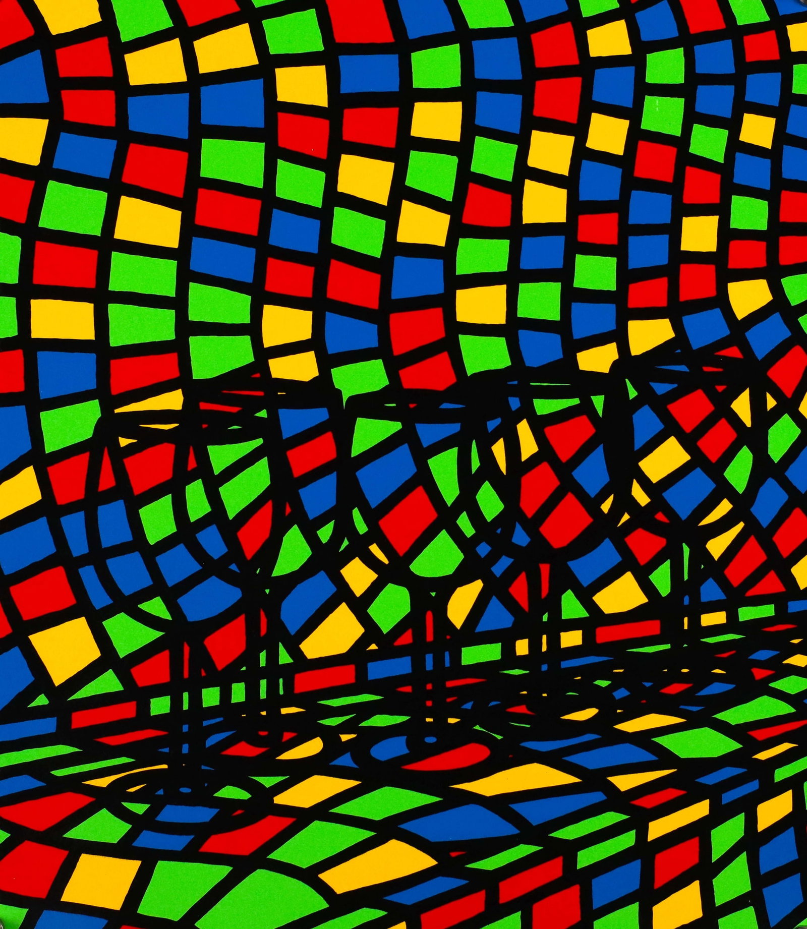Patrick Caulfield Signed/Numbered Silkscreen From Poems By Jules Laforgue 1973.: Title: Patrick Caulfield Signed/Numbered Silkscreen From Poems By Jules Laforgue 1973. Description: Patrick Caulfield. Silkscreen plate titled 'All these confessions....' 1973. 