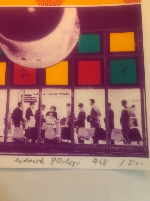 Sir Eduardo Paolozzi (1924-2005) Hand Signed and Numbered. Moonstrips Empire News. - 2