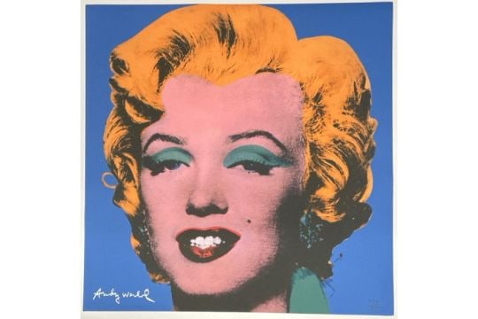 After Andy Warhol (1928-1987). Marilyn Monroe.: Title: After Andy Warhol (1928-1987). Marilyn Monroe. Description: Limited edition offset lithograph, numbered in pencil 277/2400, with Carnegie Museum of Art (CMOA) stamp on verso. Paper