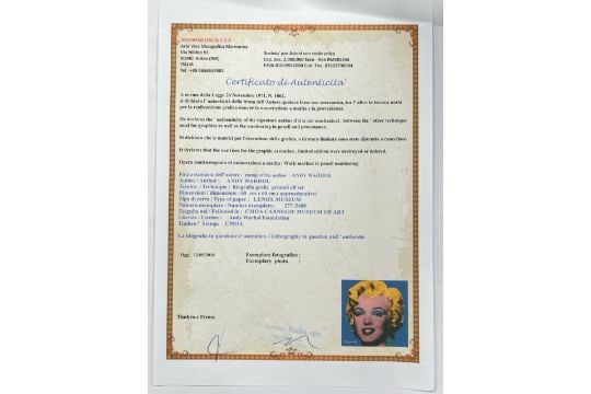 After Andy Warhol (1928-1987). Marilyn Monroe. - 4