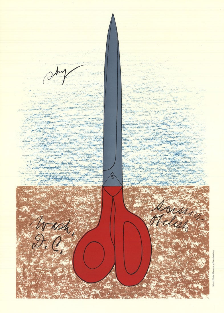 Claes Oldenburg 'Scissors As Monument' (No Text) 1968. (1 of 1)
