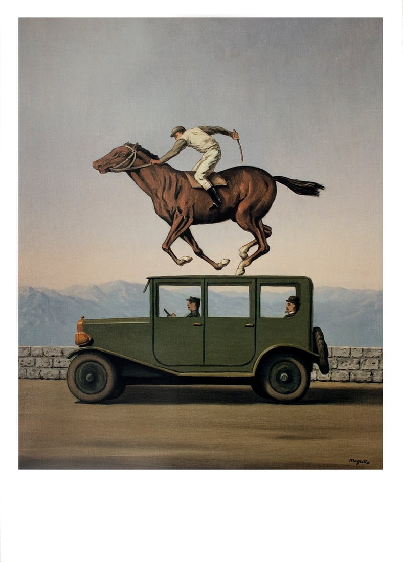 Rene Magritte 'La Colere Des Dieux' 2012: Title: Rene Magritte 'La Colere Des Dieux' 2012 Description: Rene Magritte 'La Colere des Dieux' This reproduction of the Magritte painting is the only authorised and approved copy in its