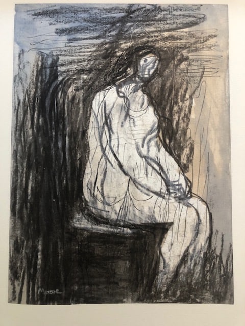 Two (2) Rare Henry Moore Lithographs. 1982 - 2
