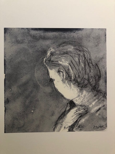 Two (2) Rare Henry Moore Lithographs. 1982 - 4