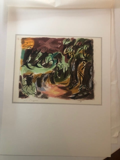 Andre Masson (1896-1987), Rare Lithograph 1981. - 2