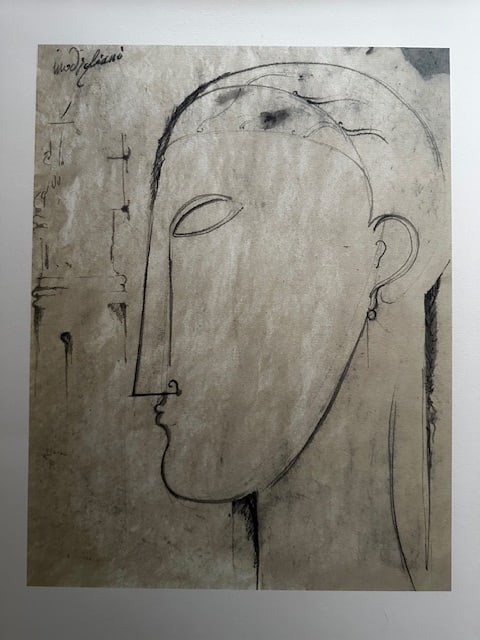 Modigliani. Rare Lithograph 1989 - 2