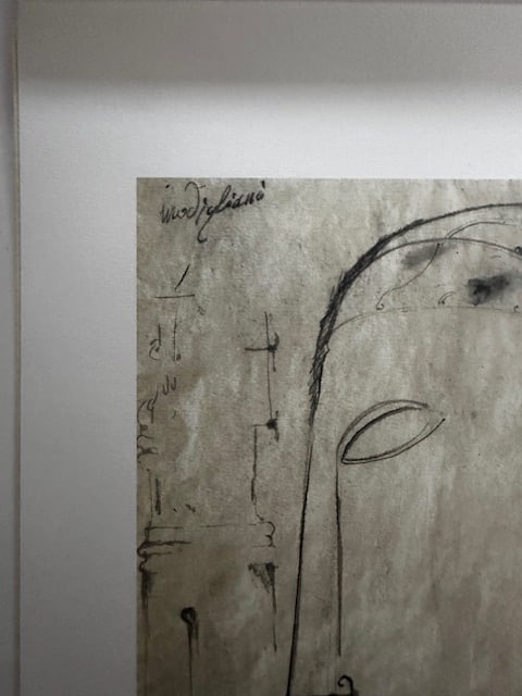 Modigliani. Rare Lithograph 1989 - 3