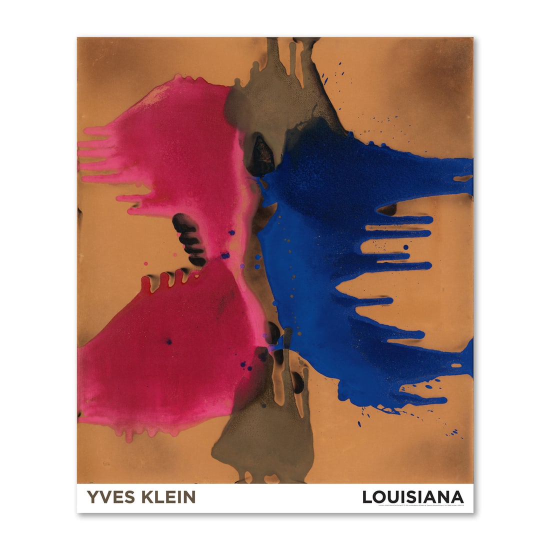 Yves Klein 'Fire Colour' (1962) Exhibition Poster (1 of 1)