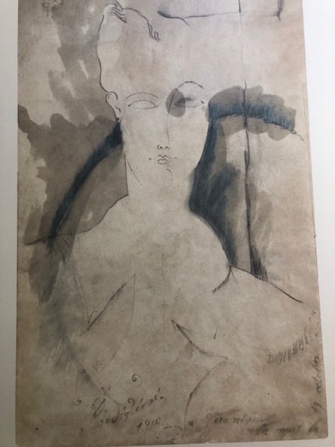 Two Lithographs After Modigliani 1989 - 2
