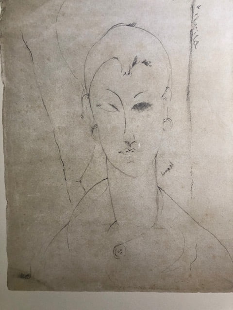 Two Lithographs After Modigliani 1989 - 5