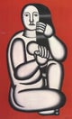 Fernand Leger (1881-1955). Nude On A Red Background. 1982 Exhibition Poster - 2