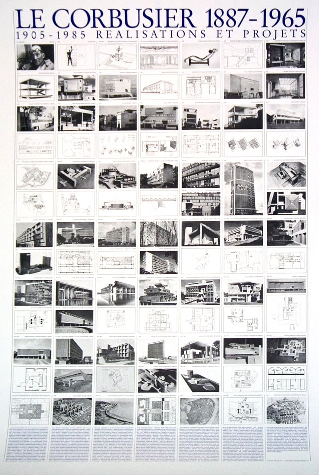 Le Corbusier 'Realisations Et Projects' 2017: Title: Le Corbusier 'Realisations Et Projects' 2017 Description: A collection of Le Corbusier's iconic works and projects. 2017 100 x 70 cms. Near mint condition. Unframed. 