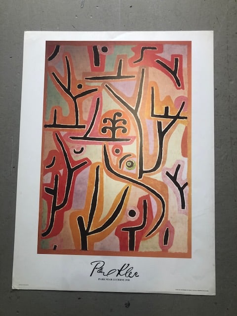 Two (2) Paul Klee Offset Lithographs. Erinnerung... 1986 and 'Park Near Lucerne' - 4