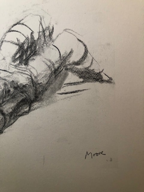 Henry Moore (1898-1986) Rare Lithograph 1983 - 2