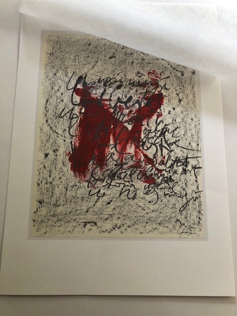 Antoni Tapies (1923-2010) Rare Numbered Lithograph - 2