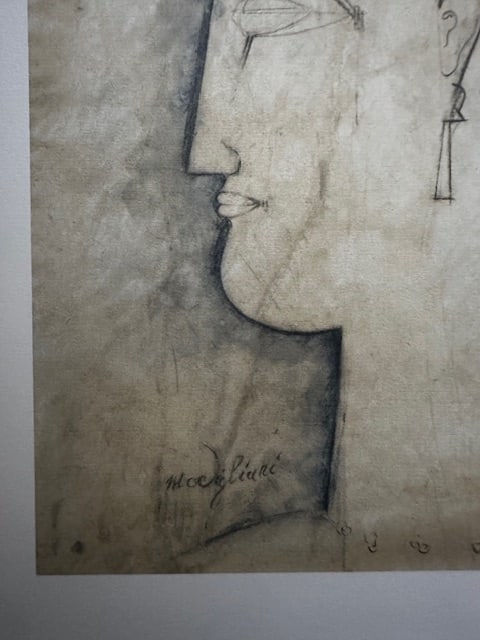 Modigliani. Rare Lithograph 1989. - 2