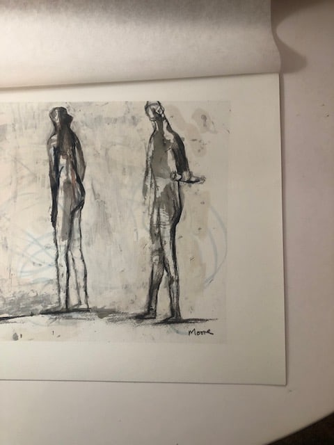 Henry Moore. Three Tall Figures. 1981 Coloured Lithograph From Seat Edizion1. - 2