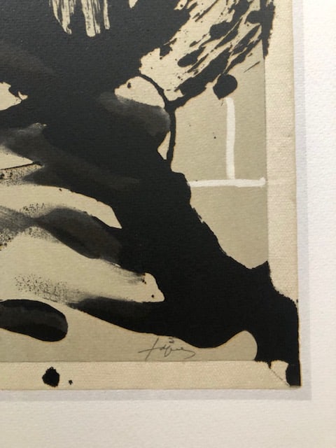 Antoni Tapies (1923-2012) Rare Numbered Lithograph. 1982 - 3