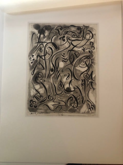 Andre Masson (1896-1987). Rare Lithograph 1981.: Title: Andre Masson (1896-1987). Rare Lithograph 1981. Description: 'Le Loup Garou' 1942. Rare lithograph from portfolio curated by Carmine Benincasa for Seat Edizioni in Turin. Signed in