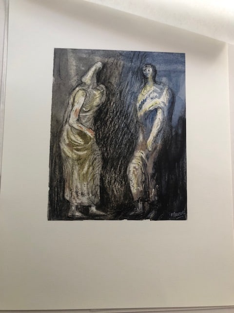 Four (4) Rare Henry Moore Lithographs. 1982 - 6