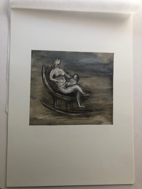Four (4) Rare Henry Moore Lithographs. 1982 - 7