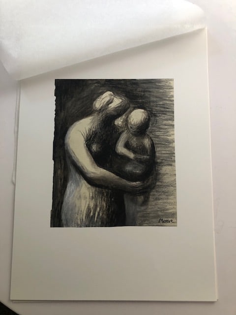 Four (4) Rare Henry Moore Lithographs. 1982 - 8