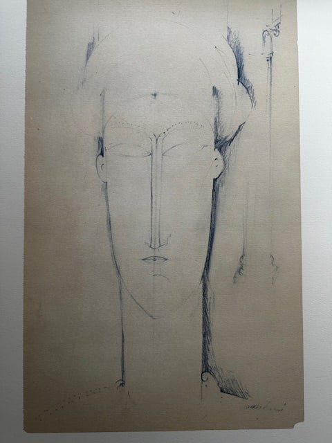 Modigiani. Rare Lithograph 1989 - 2