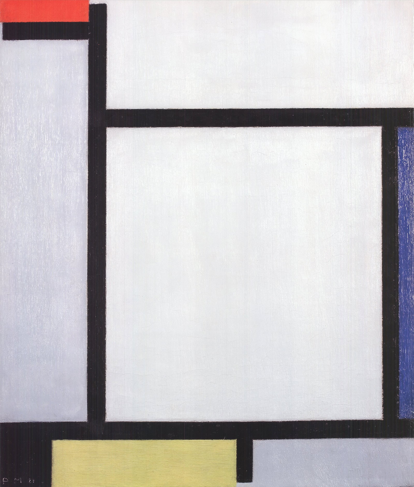 Piet Mondian - 'Composition With Red, Blue, Black, Yellow and Grey' 2019 Certificate of Provenanc... - 2