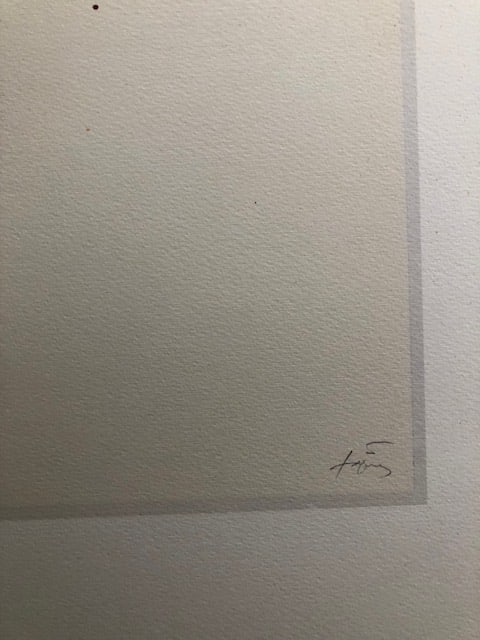 Antoni Tapies (1923-2912 Rare Numbered Lithograph. 1982 - 3